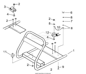 Part Location Diagram of 102766GS Briggs and Stratton Decal pro plus 2200
